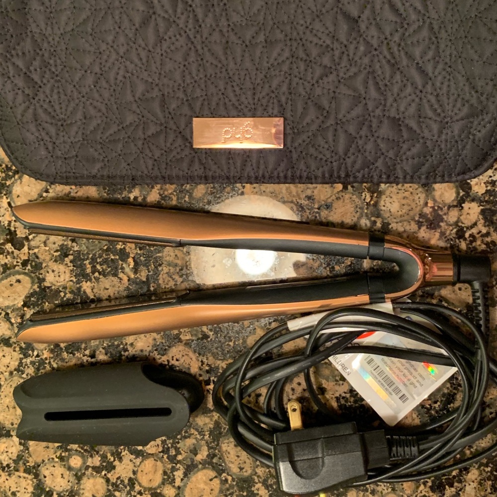 GHD platinum styler straightener rare bronze.